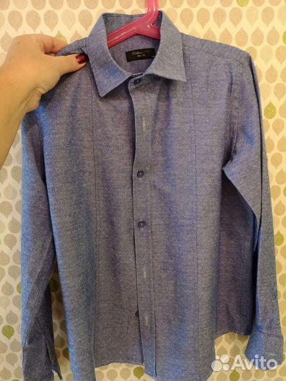 Рубашки на мальчика 8-10 лет