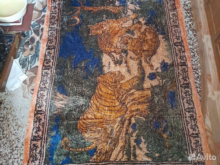 Коверковер СССР плюшевый тигр ы