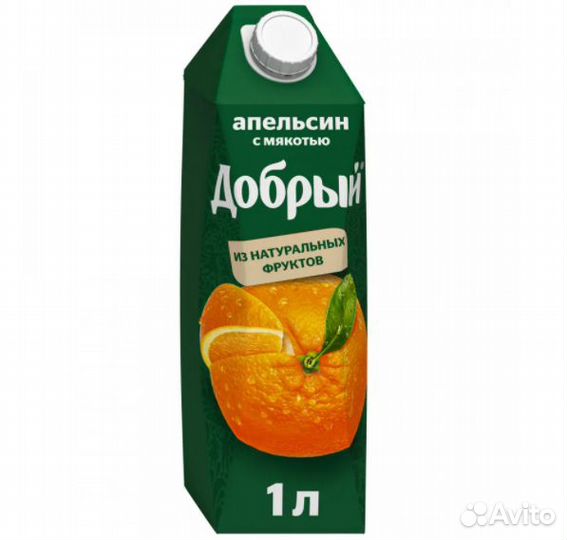 Сок добрый апельсин 1л