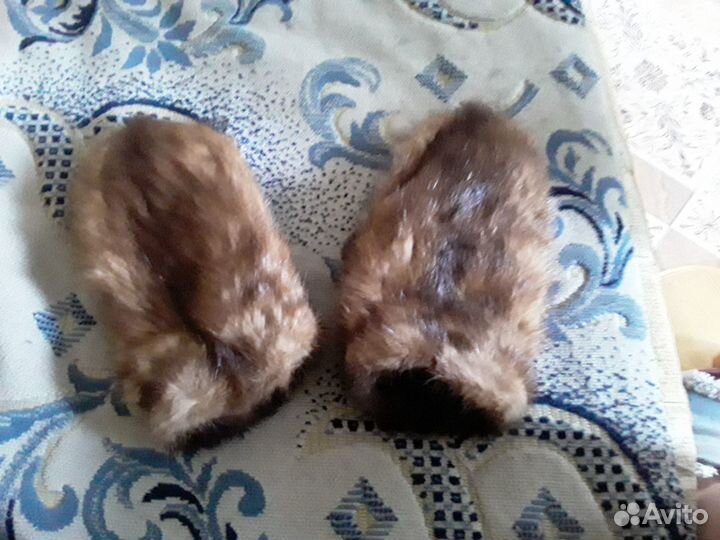 Норковые варежки
