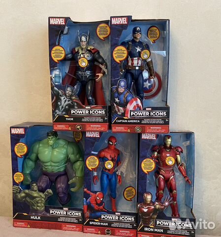 Игрушка Халк, Тор, Железный человек disney Marvel