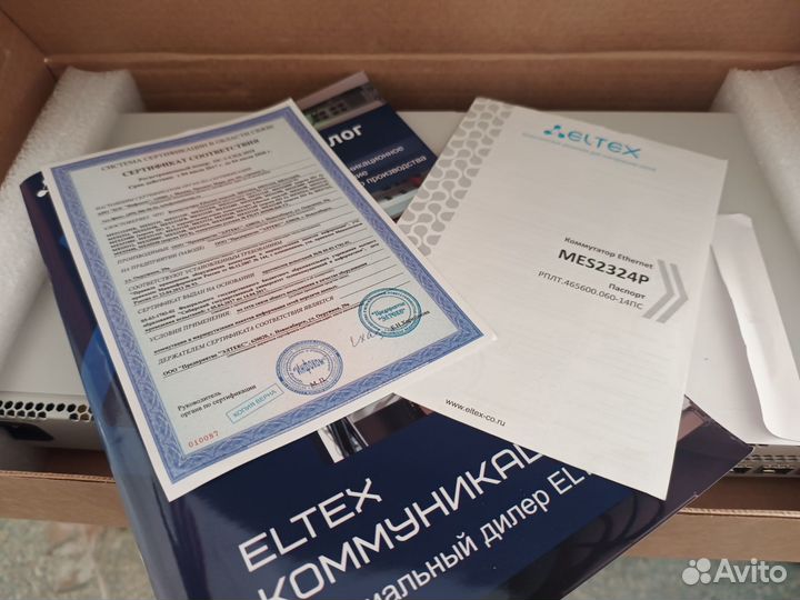 Управляемый коммутатор L3 POE Eltex MES2324p