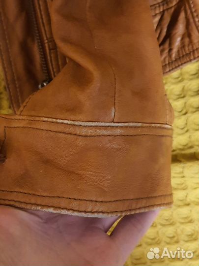 Куртка для девочки Pepe Jeans натуральная кожа