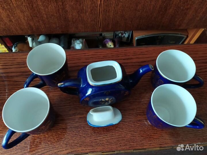 Чайный сервиз СССР гжель