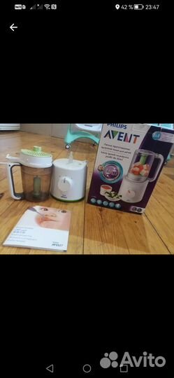 Пароварка блендер philips avent 2 в 1