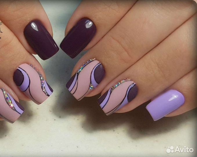 Наращивание ногтей, шеллак