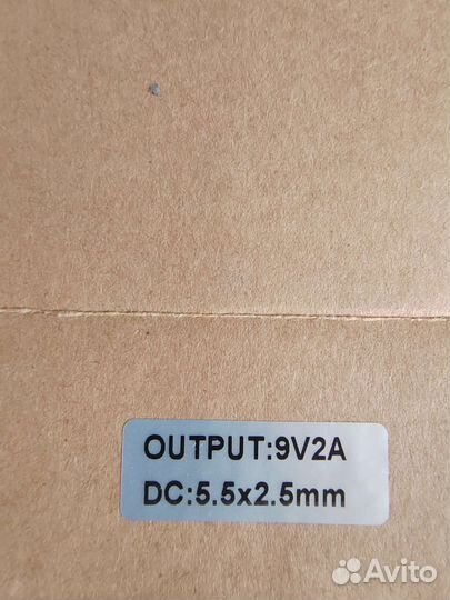 Блок питания 9В 2 А
