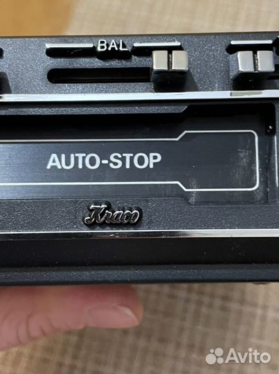 Винтажная кассетная магнитола дека kraco KS-960A