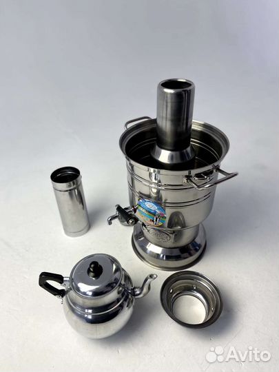 Самовар на углях разных объемов