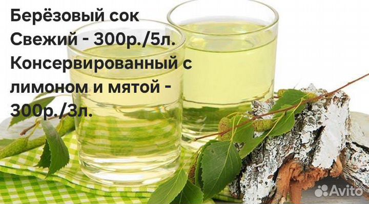 Березовый сок