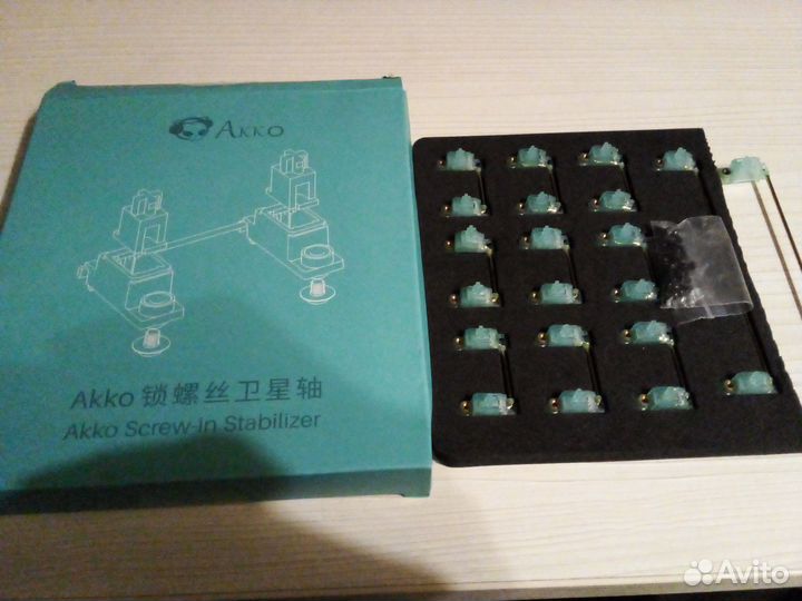 Akko pcb стабилтзаторы для клавиатуры