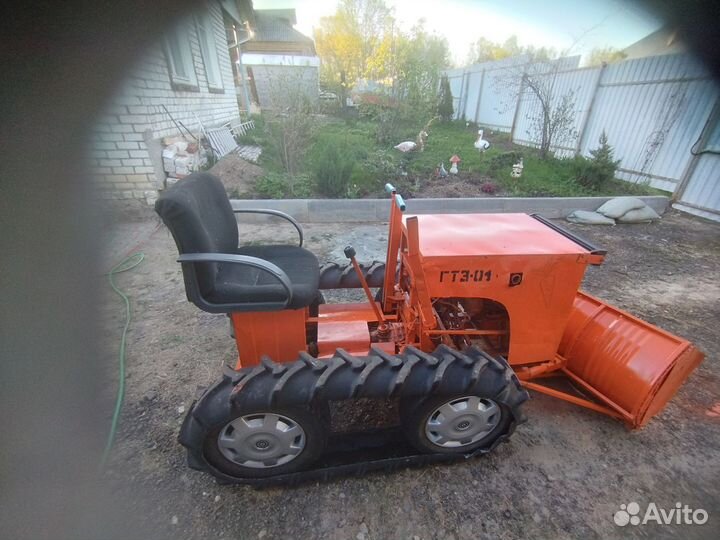 Самодельный мини трактор на гусенницах