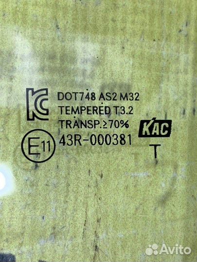 Стекло двери заднее левое Hyundai Solaris RB G4FC