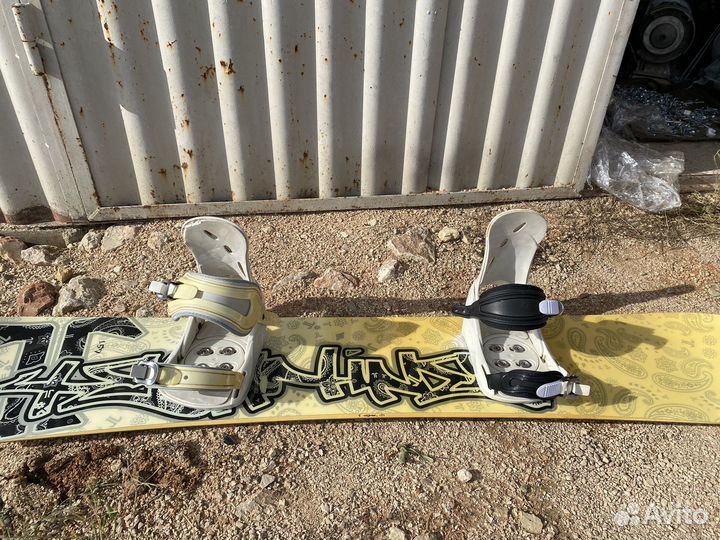 Сноуборд technine 157 с креплениями