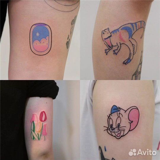 Переводные временные татуировки