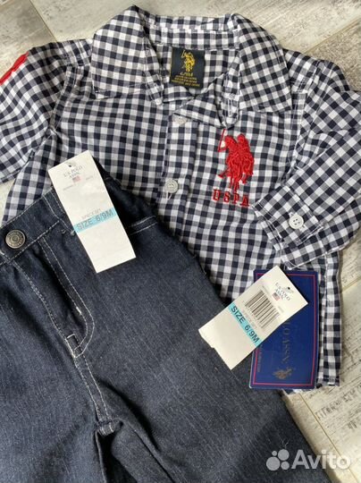 Комплект на мальчика 6-9 месяцев