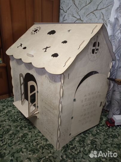 Домик игровой из фанеры