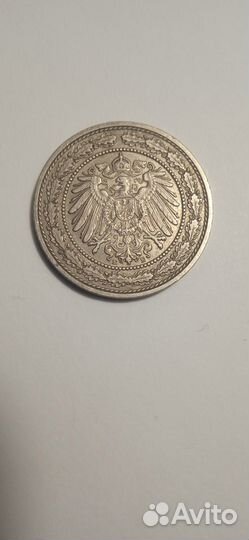 Монета 20 пфенингов 1892 Германия