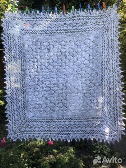 Платок пуховый паутинка