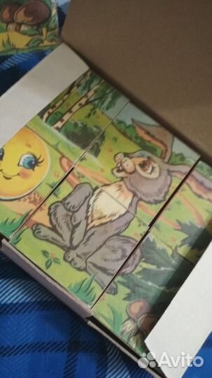 Кубики деревянные СССР 