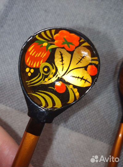 Ложки-русские народные, дерево