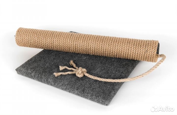 Когтеточка столбик для кошки из джута