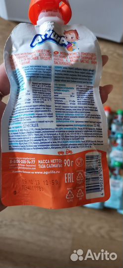 Детское фруктовое пюре