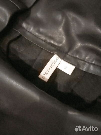 Юбка экокожа размер s