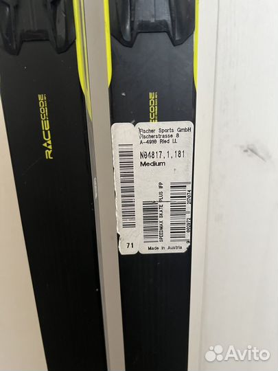 Лыжи беговые fisher speedmax 181