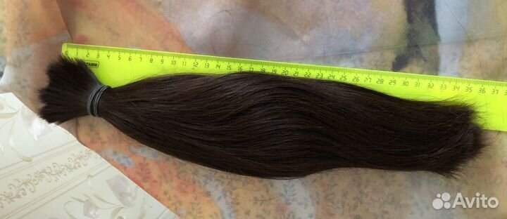 Волосы натуральные срез