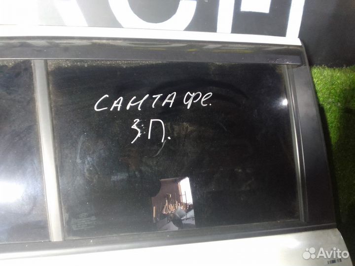 Стекло двери задней правой Hyundai Santa Fe