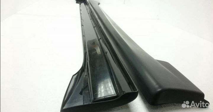 Накладки на пороги Мазда 3 bm, седан