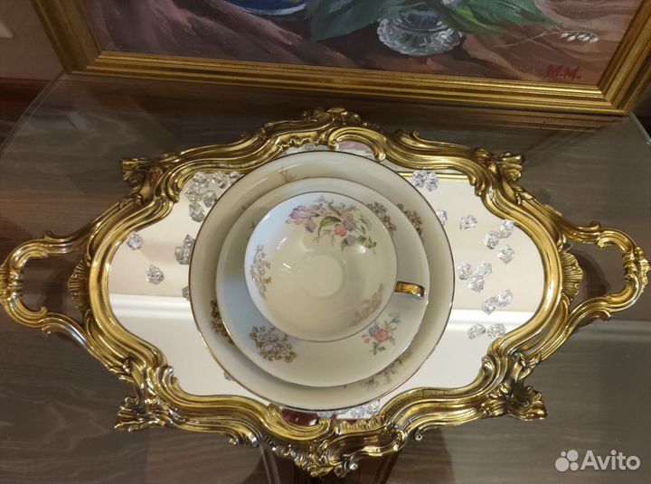 Антикварное чайное трио Seltmann, Германия