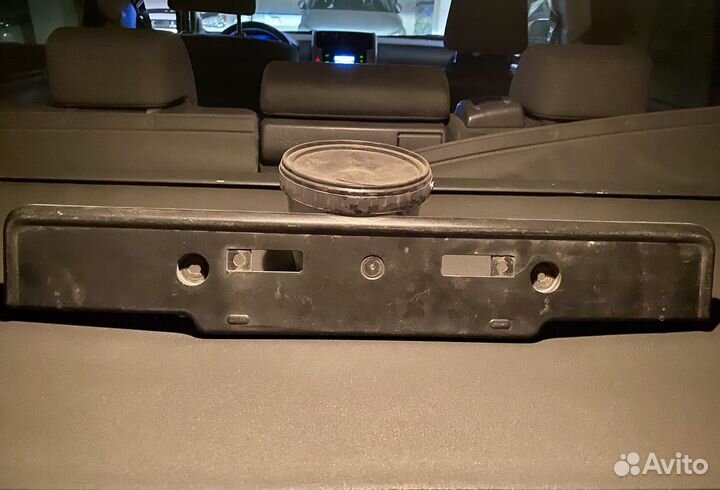 Накладка на бампер под номер Прадо 150 09