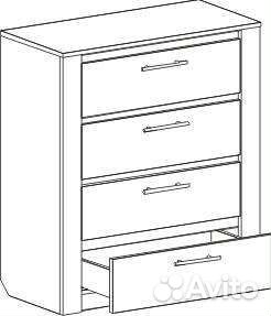 Комод высокий Эллана