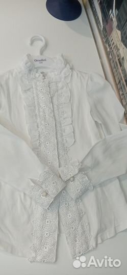 Блузка для детей школьная