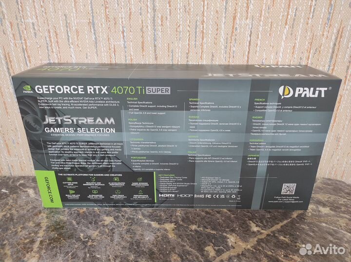 Новая RTX 4070 Ti Super, гарантия 3 года