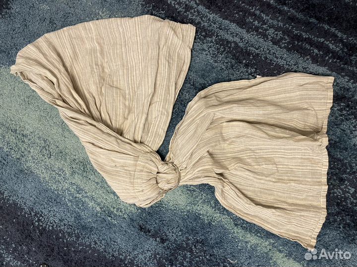 Слинг с кольцами, лён