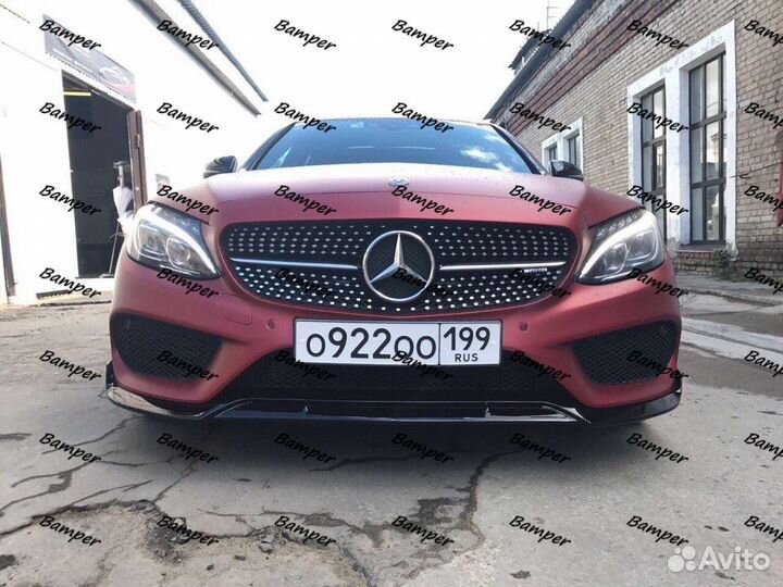 Сплиттер Mercedes Benz C W205
