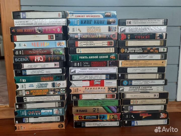 Кассеты для кассетного видеомагнитафона