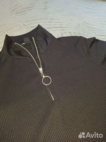 Водолазка черная женская, юбка Bershka