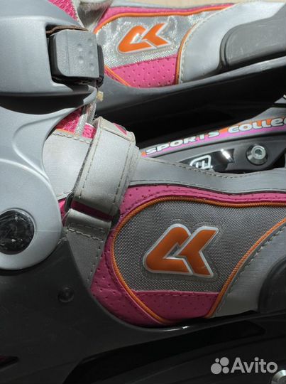 Ролики женские (детские) раздвижные (с 39-42 р)