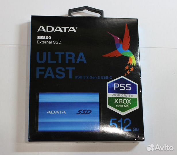 Внешний диск SSD adata SE800, 512 GB