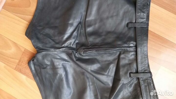 Шорты женские кожаные