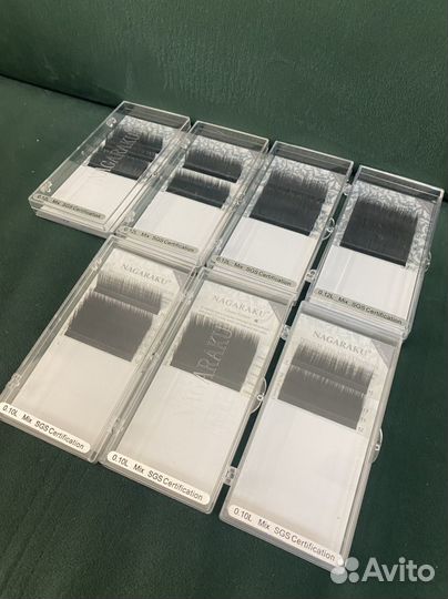 Ресницы для наращивания изгиб L