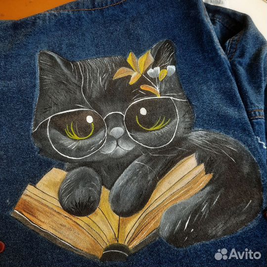 Роспись джинсовой одежды