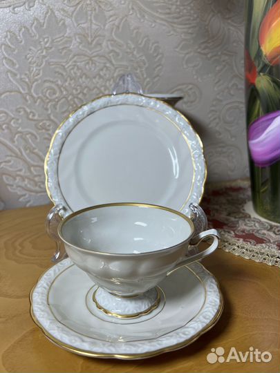 Антикварные чайные трио