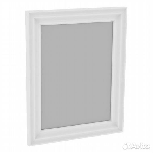 Зеркало навесное в раме Кантри 400х24х500мм белый