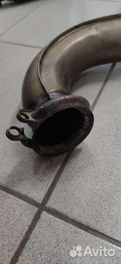 Приемная труба на peugeot 308-408