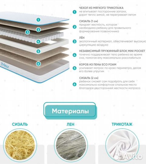 Детский матрас Askona 160 80